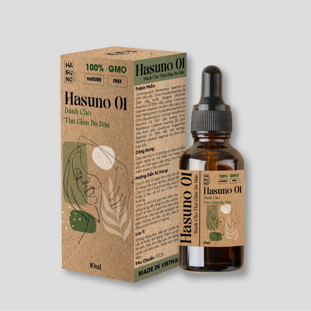 Tinh dầu thư giãn da đầu HASUNO 01