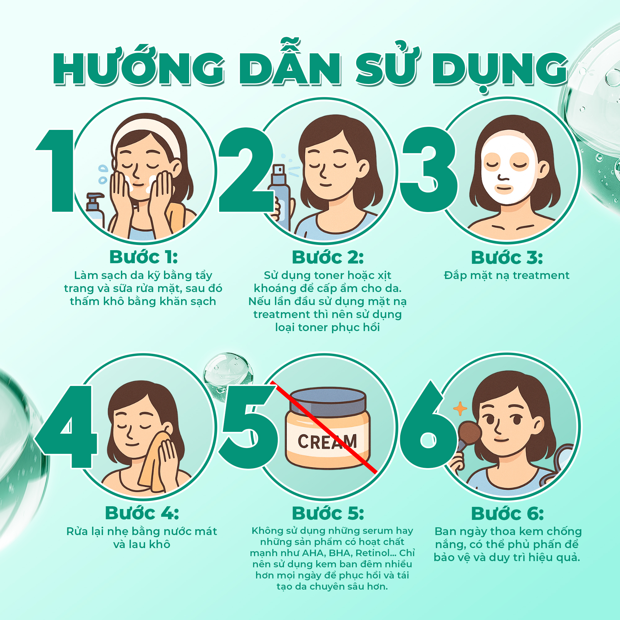 Hướng dẫn sử dụng mặt nạ daisy mask