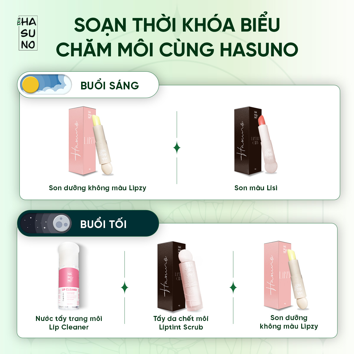 Routine chăm sóc da môi