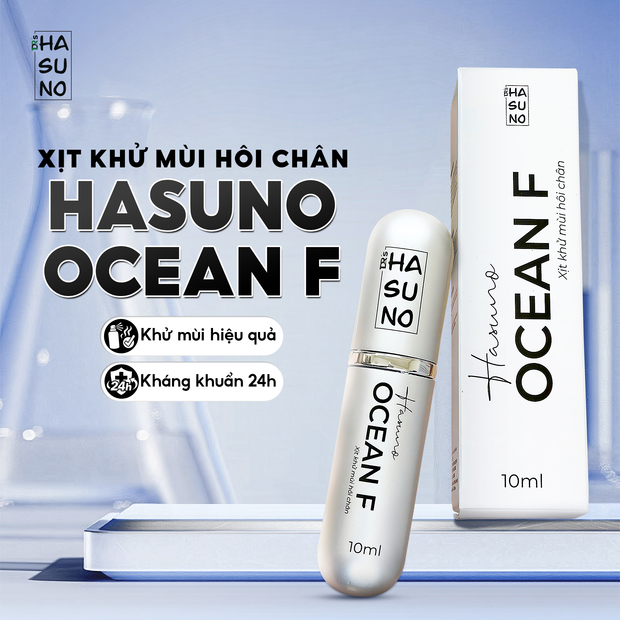 [MẪU MỚI] XỊT KHỬ MÙI HÔI CHÂN HASUNO OCEAN F