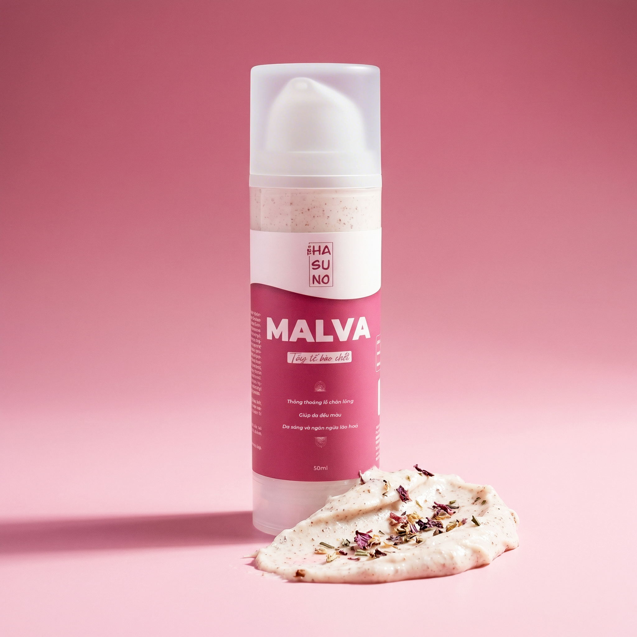 TẨY TẾ BÀO CHẾT HASUNO MALVA CHO DA LÃO HOÁ 50ML