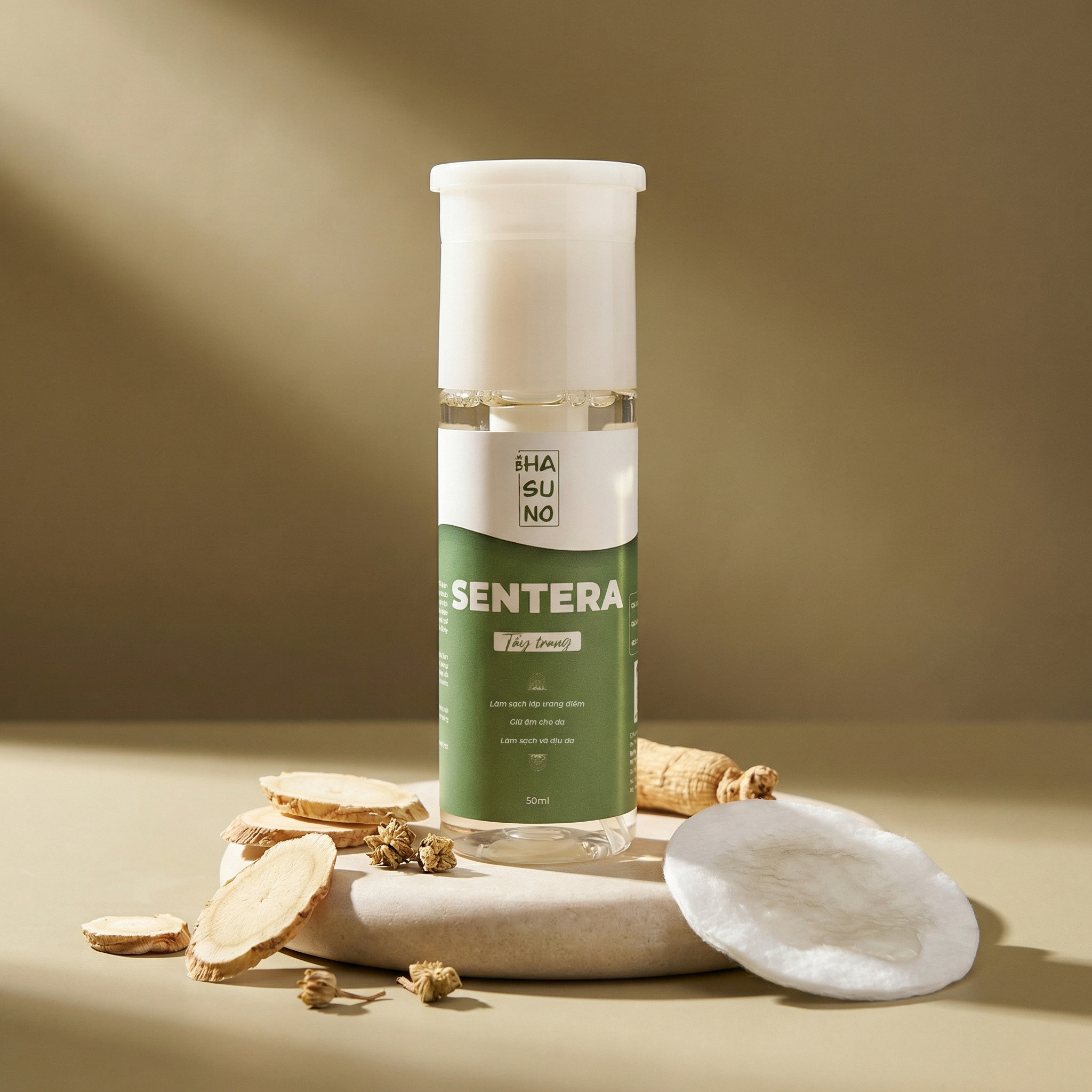 TẨY TRANG HASUNO SENTERA CHO DA MỤN 50ML