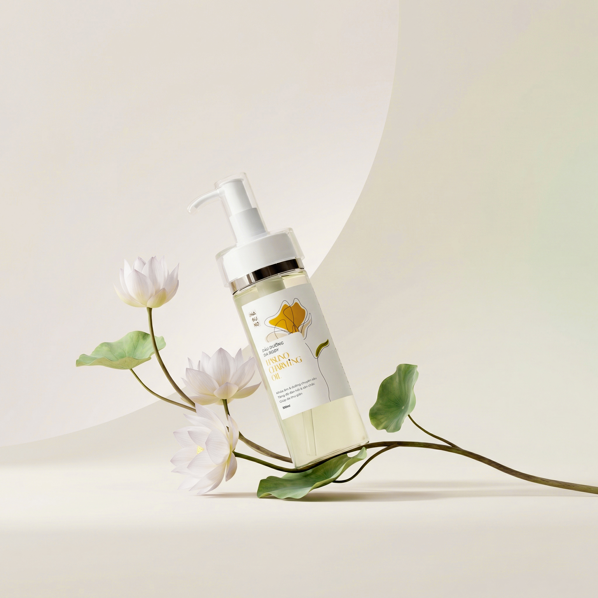 DẦU DƯỠNG DA BODY HASUNO CHARMING OIL 100ML