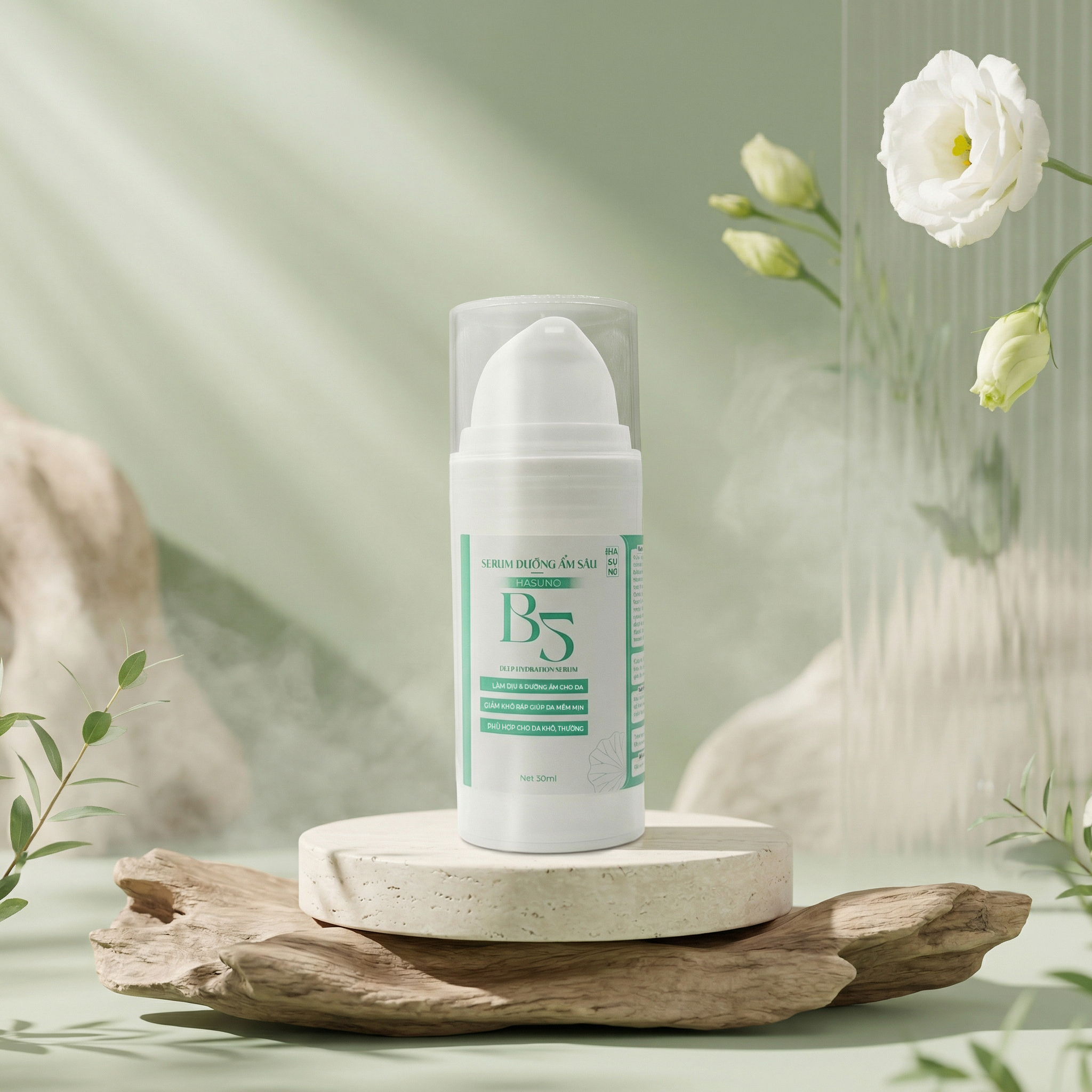 SERUM DƯỠNG ẨM SÂU HASUNO B5 DEEP HYDRATION PHỤC HỒI DA 30ML