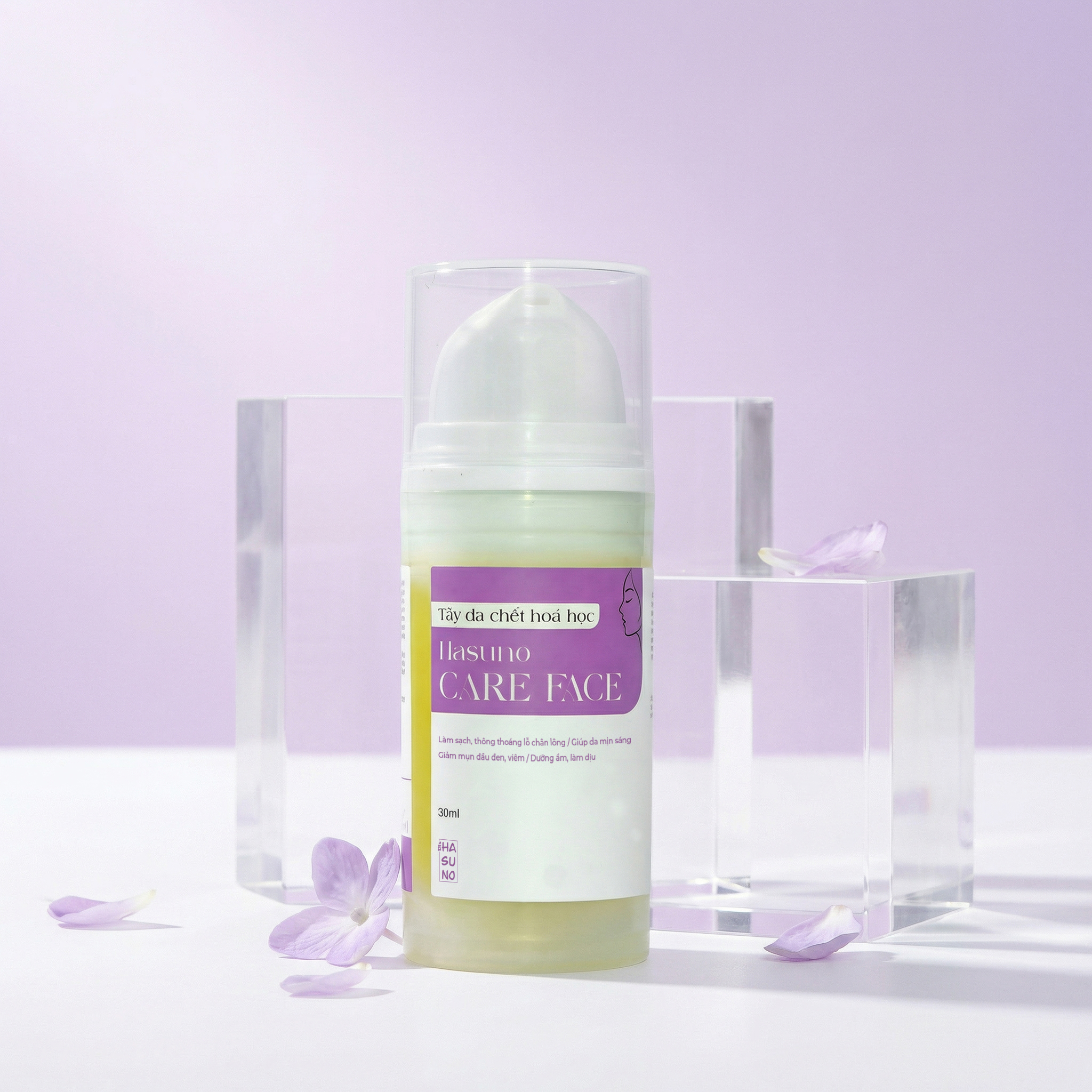 TẨY DA CHẾT HOÁ HỌC HASUNO CAREFACE CHO DA NHẠY CẢM 30ML