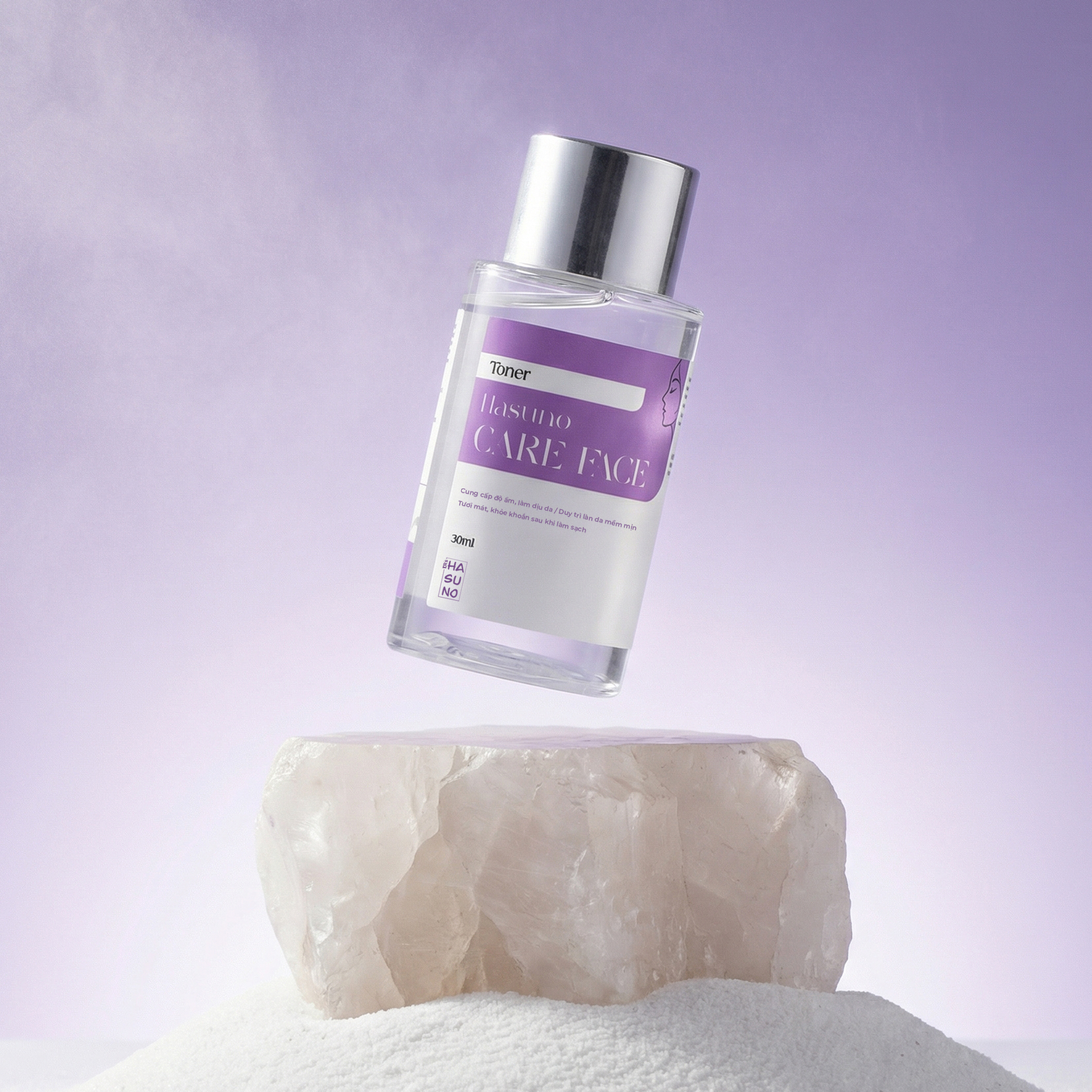 TONER HASUNO CAREFACE CHO DA NHẠY CẢM 30ML